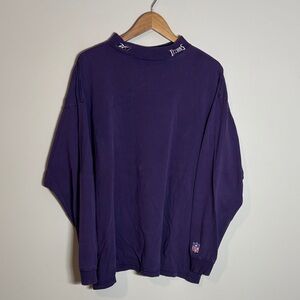 Vintage Reebok NFL Tennessee Titans Mock Neck Shirt XXL USA